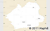 Classic Style Simple Map of Wunsiedel, single color outside