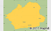 Savanna Style Simple Map of Wunsiedel, single color outside