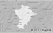 Gray 3D Map of Aichach-Friedberg