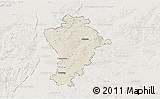 Shaded Relief 3D Map of Aichach-Friedberg, lighten
