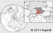 Blank Location Map of Aichach-Friedberg, highlighted country, highlighted grandparent region
