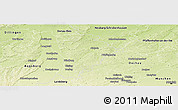 Physical Panoramic Map of Aichach-Friedberg