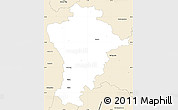 Classic Style Simple Map of Aichach-Friedberg