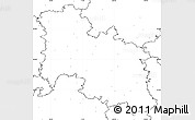 Blank Simple Map of Donau-Ries, no labels