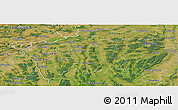Satellite Panoramic Map of Günzburg