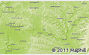 Physical 3D Map of Haßberge