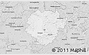 Silver Style 3D Map of Haßberge