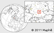 Blank Location Map of Haßberge