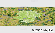 Physical Panoramic Map of Haßberge, satellite outside