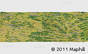 Satellite Panoramic Map of Haßberge