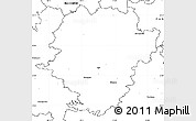Blank Simple Map of Haßberge