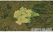 Satellite 3D Map of Kitzingen, darken