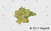 Satellite Map of Kitzingen, single color outside
