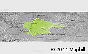 Physical Panoramic Map of Kitzingen, desaturated