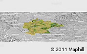 Satellite Panoramic Map of Kitzingen, lighten, desaturated