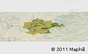 Satellite Panoramic Map of Kitzingen, lighten