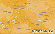 Political 3D Map of Berlin