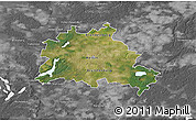 Satellite 3D Map of Berlin, desaturated