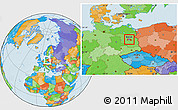 Political Location Map of Berlin