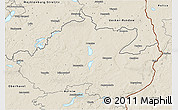 Shaded Relief 3D Map of Uckermark