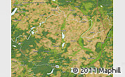 Satellite Map of Uckermark