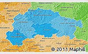 Political Shades 3D Map of Gießen