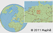 Savanna Style Location Map of Marburg-Biedenkopf