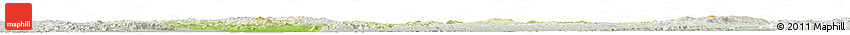 Physical Horizon Map of Hessen, lighten, semi-desaturated