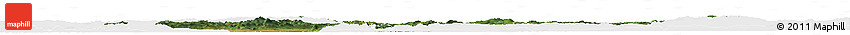 Satellite Horizon Map of Hessen, single color outside