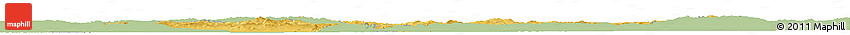 Savanna Style Horizon Map of Hessen, single color outside