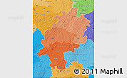 Political Shades Map of Hessen