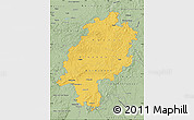 Savanna Style Map of Hessen