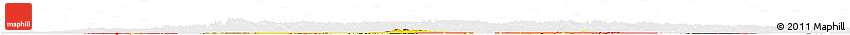 Flag Horizon Map of Germany, single color outside, satellite sea