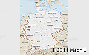 Classic Style Map of Germany