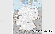 Gray Map of Germany