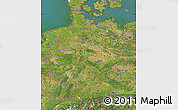 Satellite Map of Germany