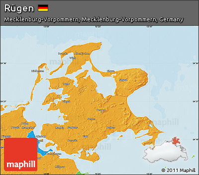 Political Map of Rügen