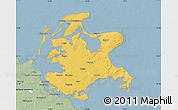 Savanna Style Map of Rügen