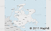 Silver Style Map of Rügen