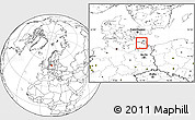 Blank Location Map of Stralsund