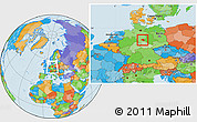 Political Location Map of Goslar, within the entire country