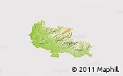 Physical 3D Map of Osterode, cropped outside