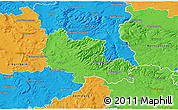 Political 3D Map of Osterode