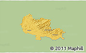 Savanna Style 3D Map of Osterode, single color outside