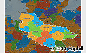 Political Map of Lüneburg, darken