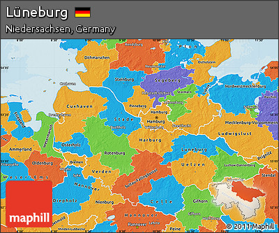 Political Map of Lüneburg