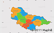 Political Simple Map of Lüneburg, cropped outside