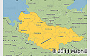 Savanna Style Simple Map of Lüneburg