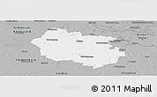 Gray Panoramic Map of Oldenburg