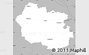 Gray Simple Map of Oldenburg